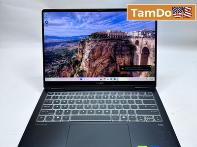 HP OMEN Transcend 14 Laptop, 14" 3K OLED, Ultra 7 255H, 32GB, 1TB, RTX 5060 8GB