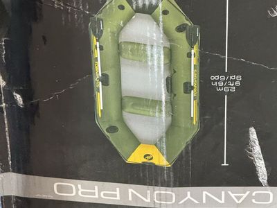 Tobin Sports Canyon Pro Inflatable Fishing/River Boat – Complete & Excellent Condition