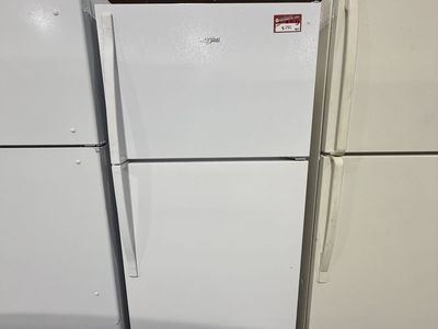 JUST LIKE NEW WHIRLPOOL TOP AND BOTTOM FRIDGE
