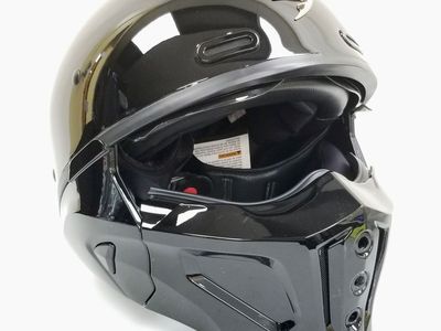 Scorpion Exo Covert X Open-Fae Helmet Gloss Black, XL (75-1616X-L-R8-S2)