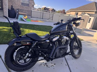2012 Harley Davidson 1200. Aftermarket pipes with a custom tune.