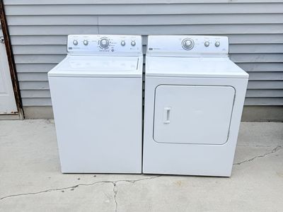 Washer and electric dryer