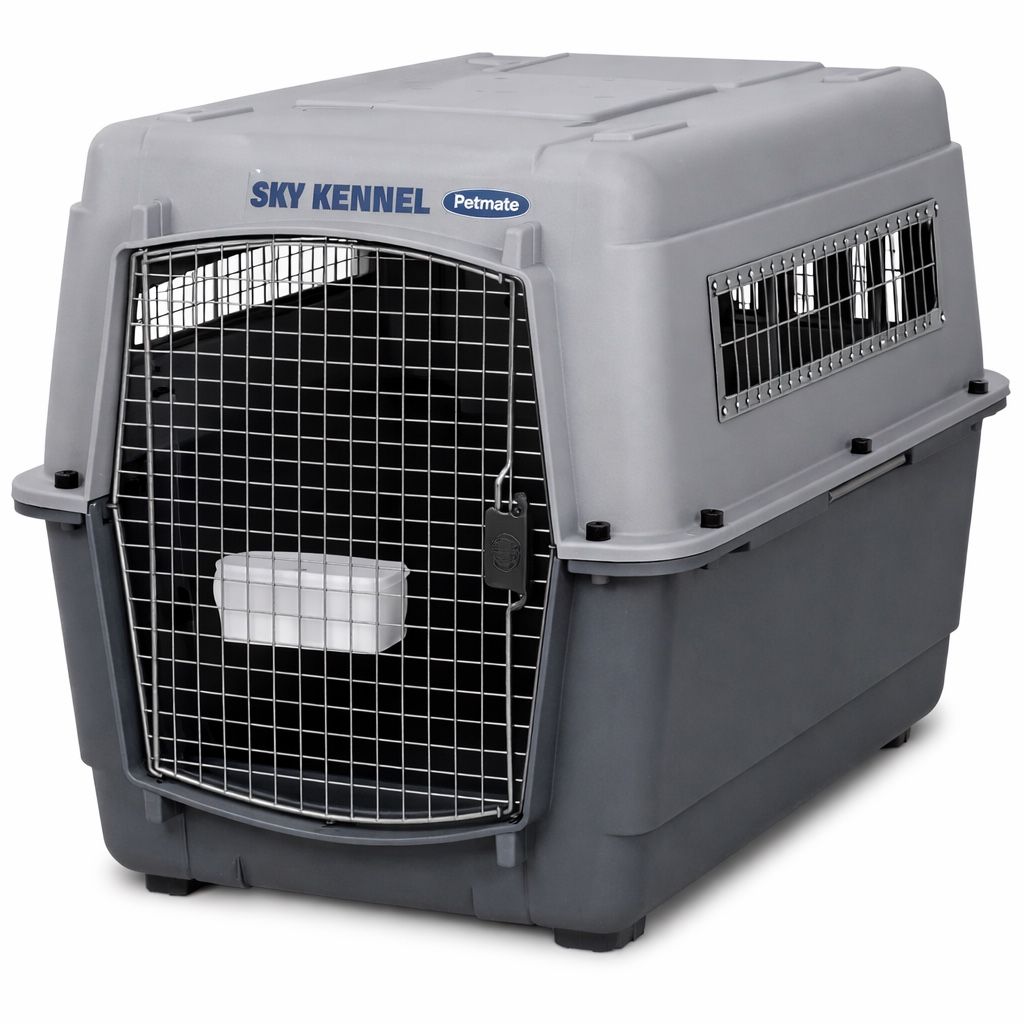 Petmate Sky Kennel IATA Airline Compliant Plastic Dog Crate, 48" Jumbo/XXL