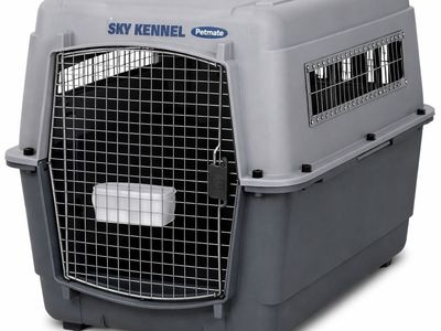 Petmate Sky Kennel IATA Airline Compliant Plastic Dog Crate, 48" Jumbo/XXL