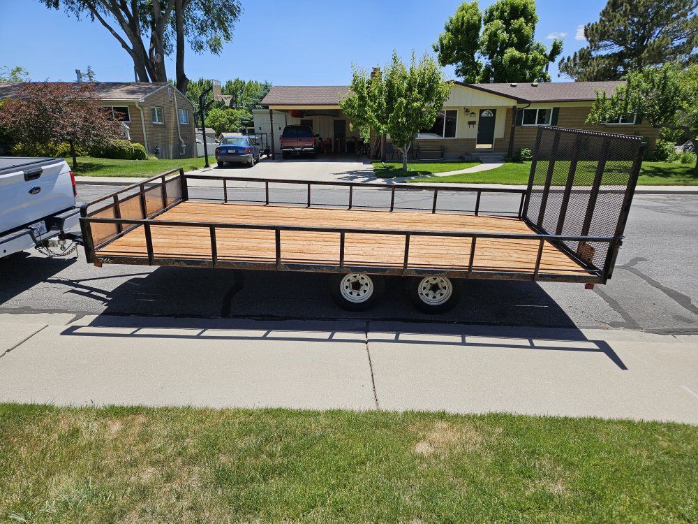 2004 Western 16 foot UTV trailer