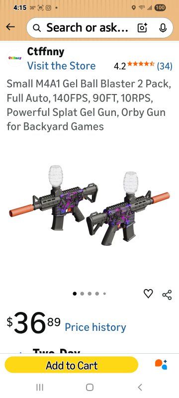 New in Box! Gel Ball Blaster