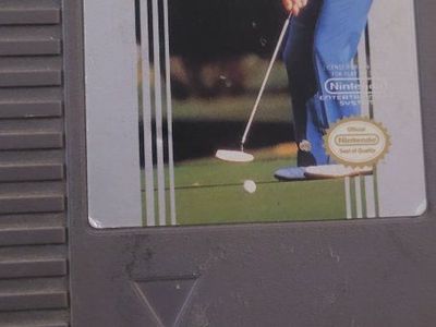 Jack Nicklaus' Greatest 18 Holes of Major Championship Golf NES Game Cartridge