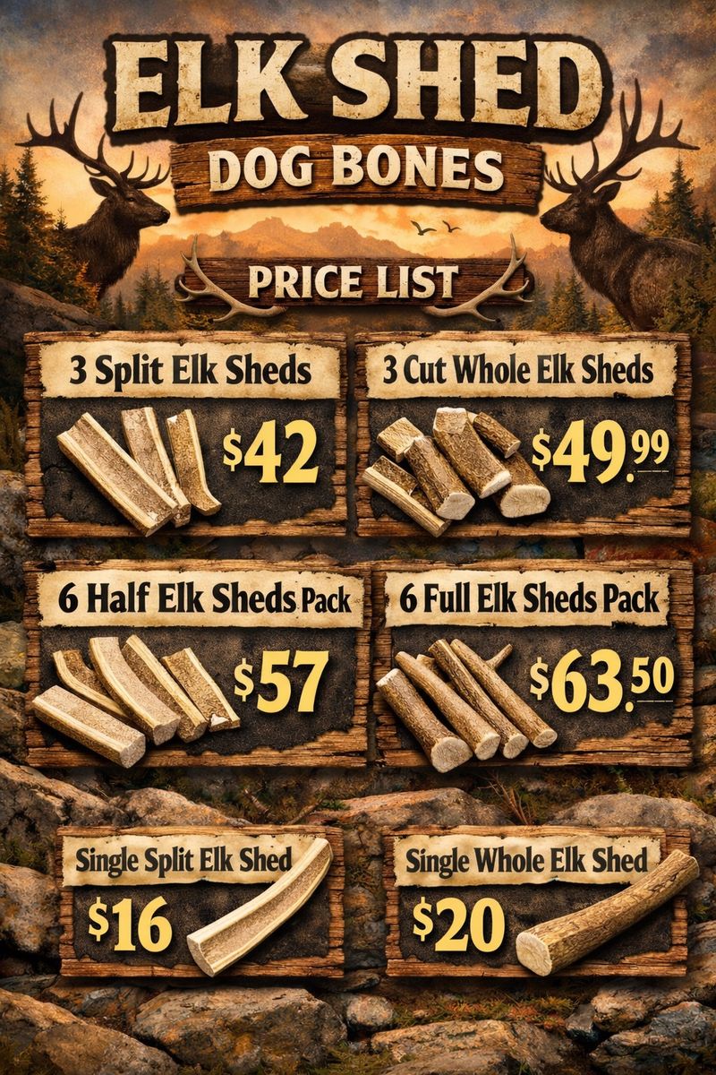 Elk Shed Dog Bones