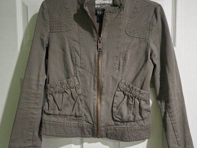 Super Cute Army Green Womens Military-Style Jacket