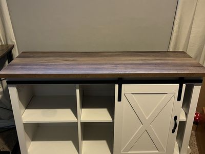 Barn style entertainment center