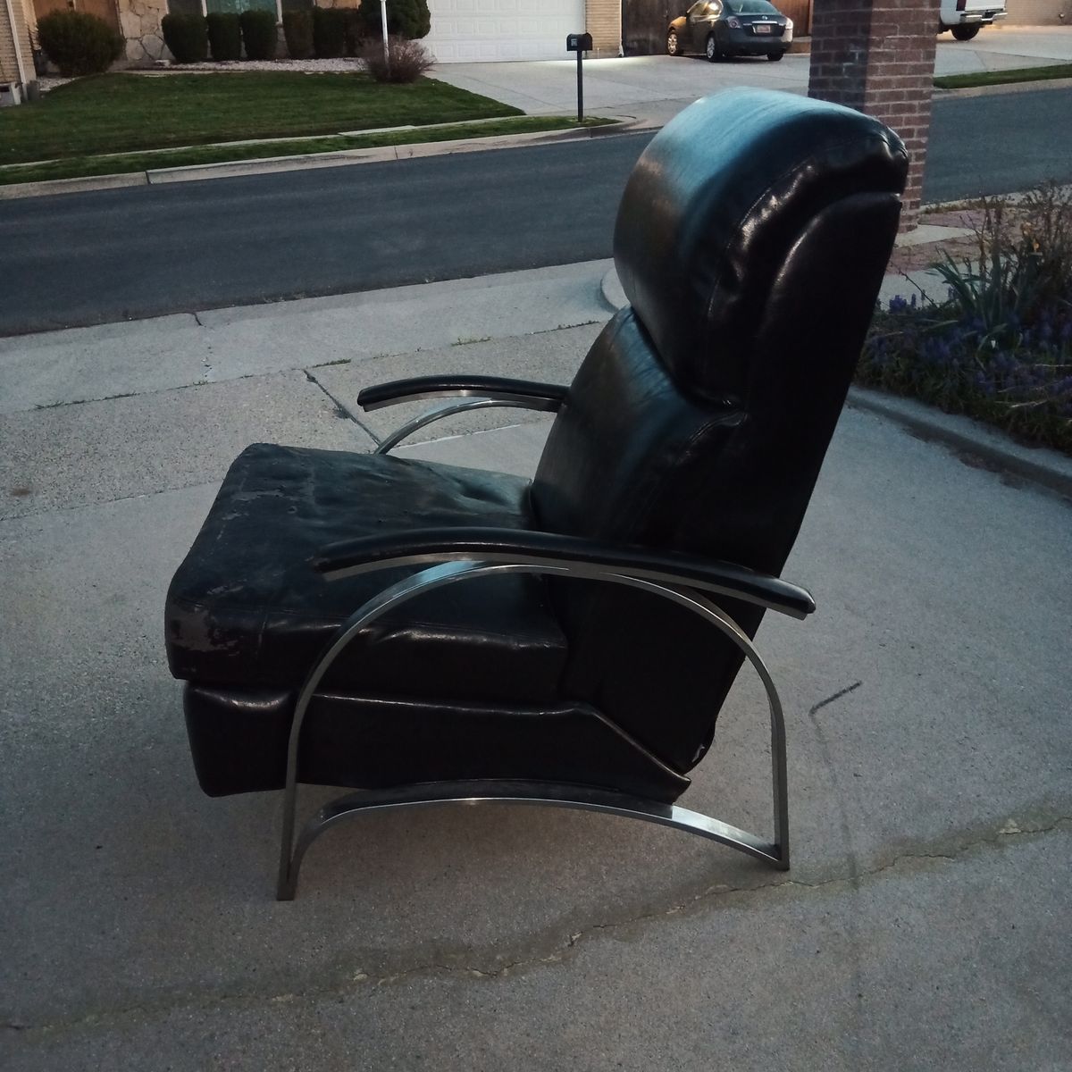 Shabby chic, mid century style, Barcalounger recliner