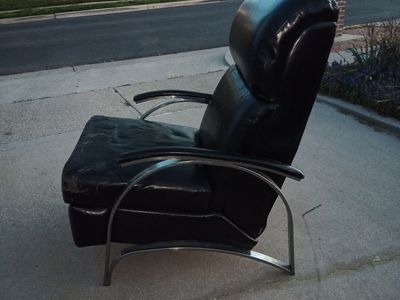 Shabby chic, mid century style, Barcalounger recliner
