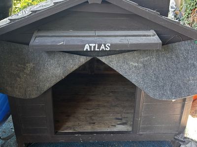 Outdoor Dog House -Painted- Large Pet Shelter