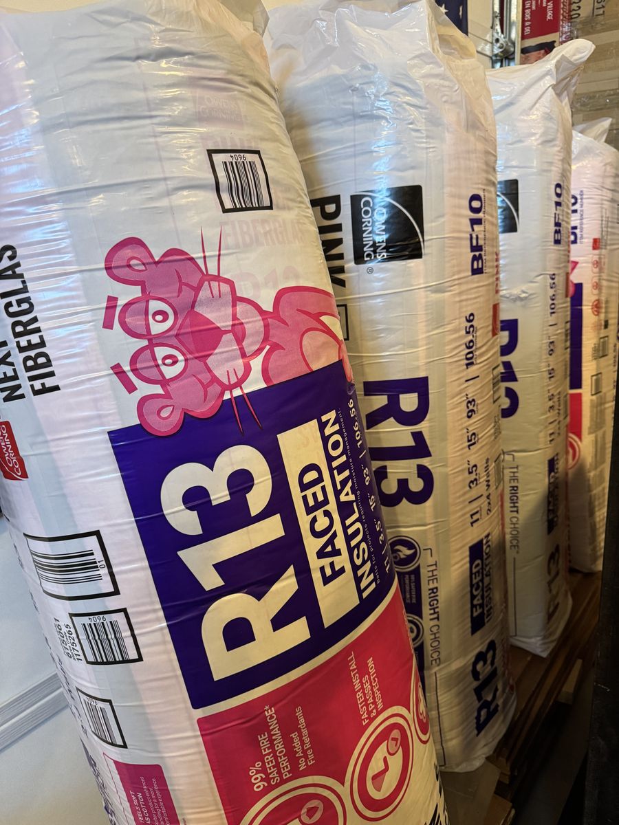 4 Unopened Packages of R-13 Insulation