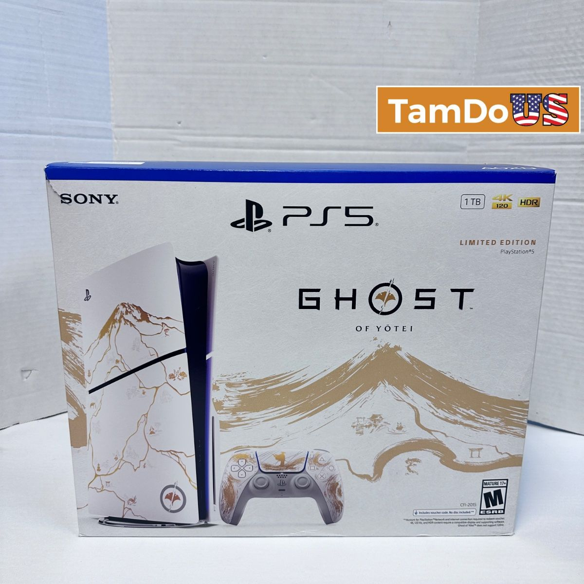 Sony PlayStation 5 Ghost of Yotei Gold Limited Edition 1TB SSD Console (NEW)
