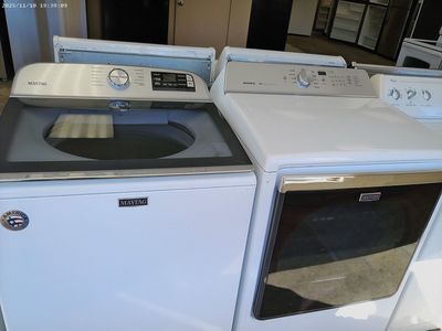 Maytag HE Top Load Washer and Dryer~90 Day Guarantee~With Agitator