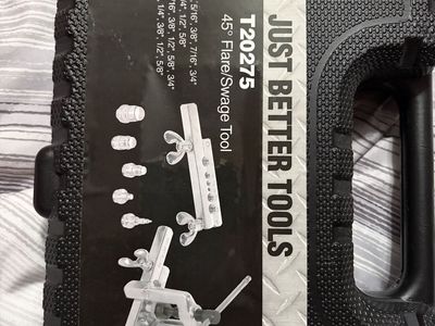 JB Just Better Tools T20275 45 Degree Flare/Swage Tool Kit - HVAC/Automotive Flaring & Swaging