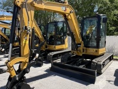 New Cat 305 Mini Ex for Rent - Angle Blade, Thumb, Enclosed Cab