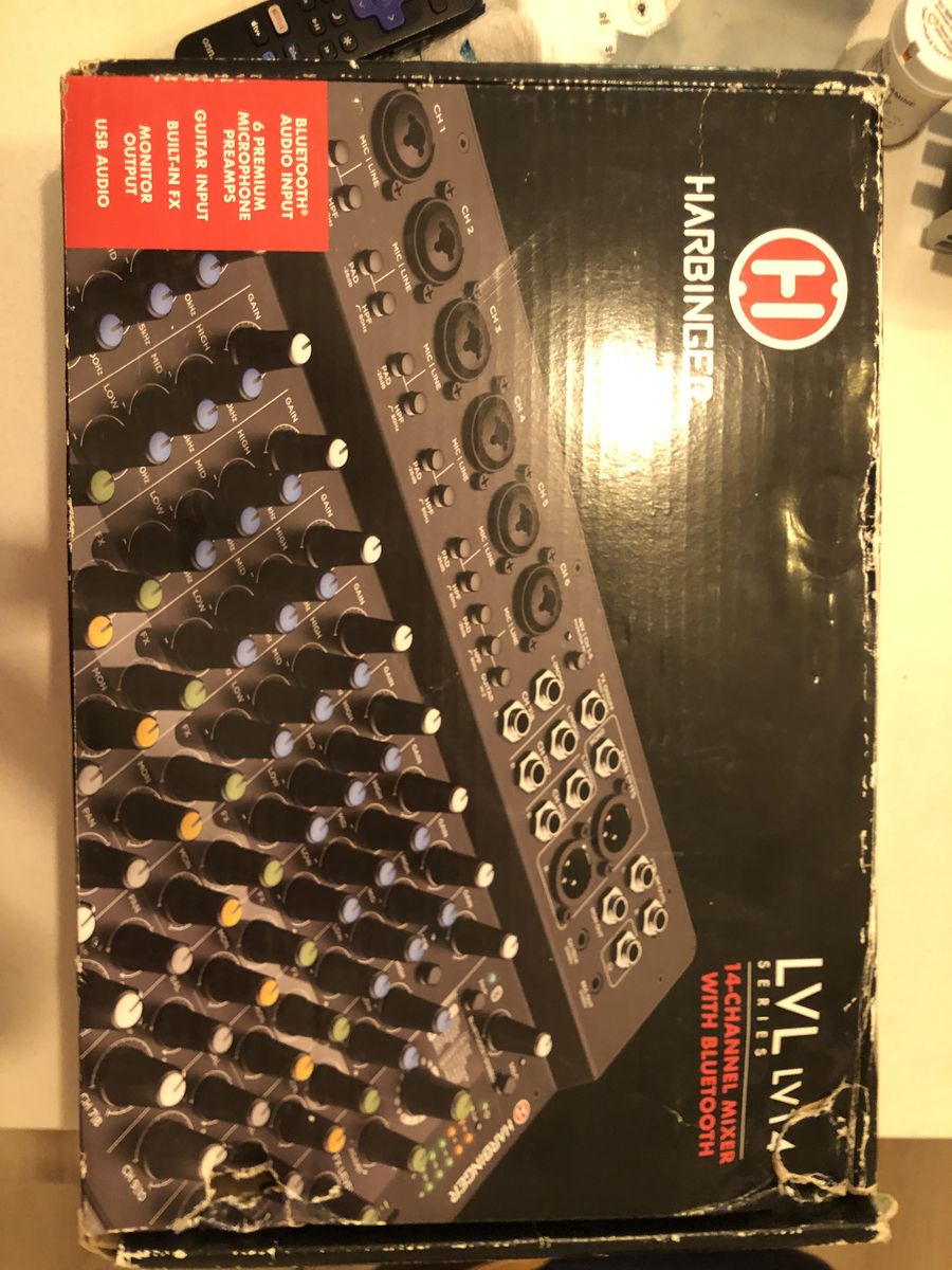 Harbinger 14 Channel Mixer w/ Bluetooth