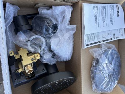 Delta MultiChoice 13/14 Series Valve Trim and Shower Head Matte Black