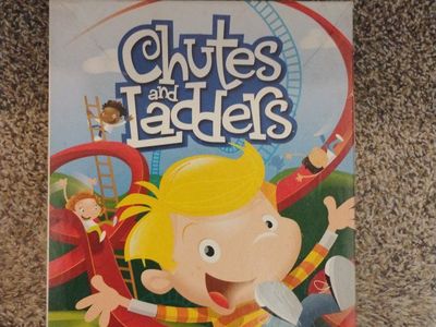Hasbro Gaming Chutes and Ladders Board Game Ages 3+ 2-3 Players Kids Classic
