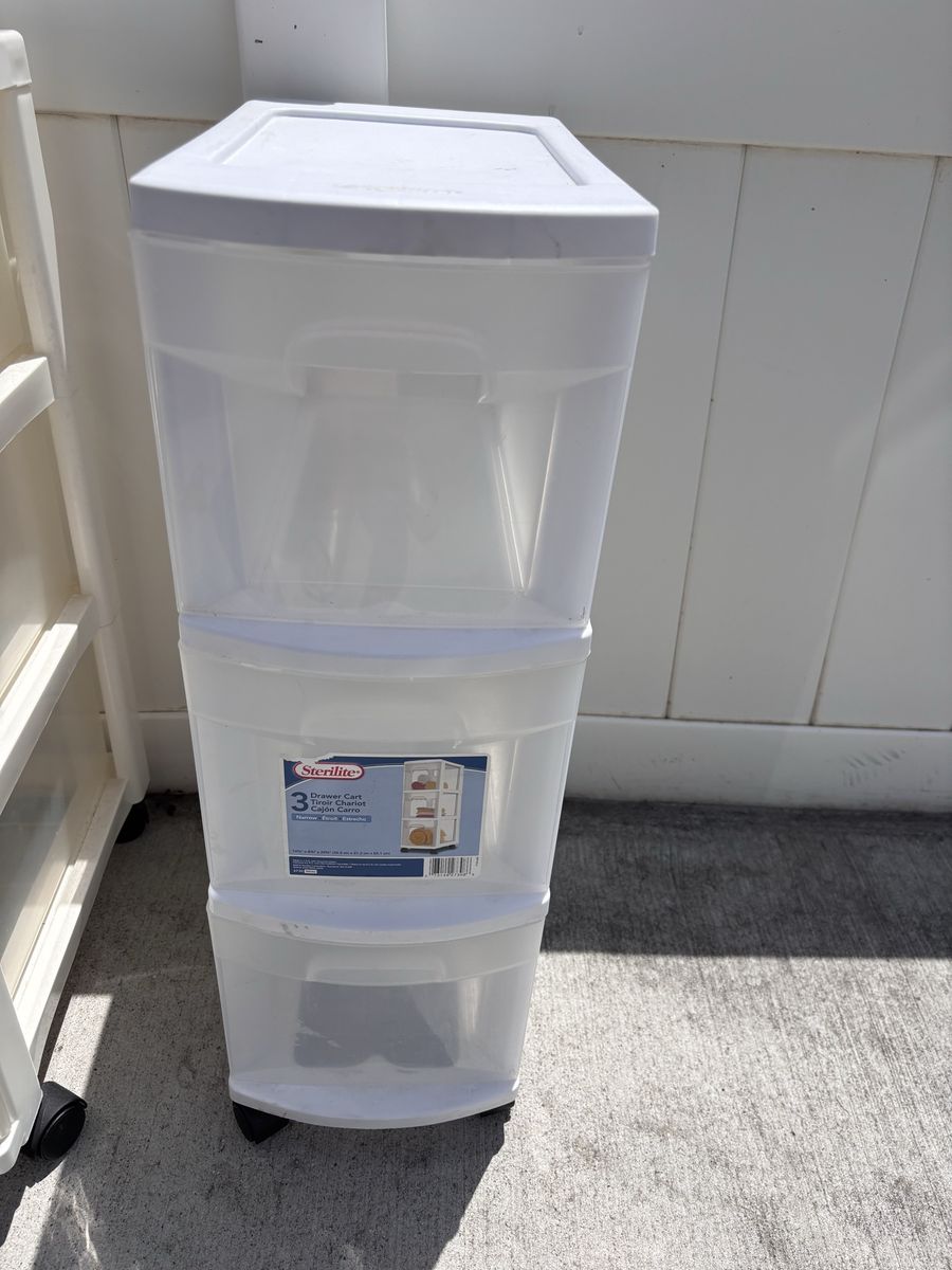 Clear Storage Drawers On Wheels
