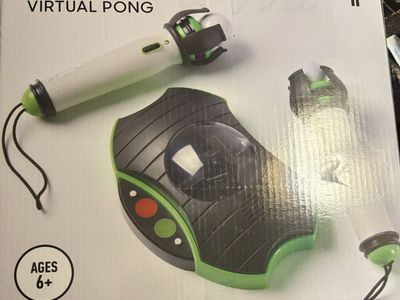 Sharper Image Virtual Pong Game Projector w/ 2 Wands - Ages 6+