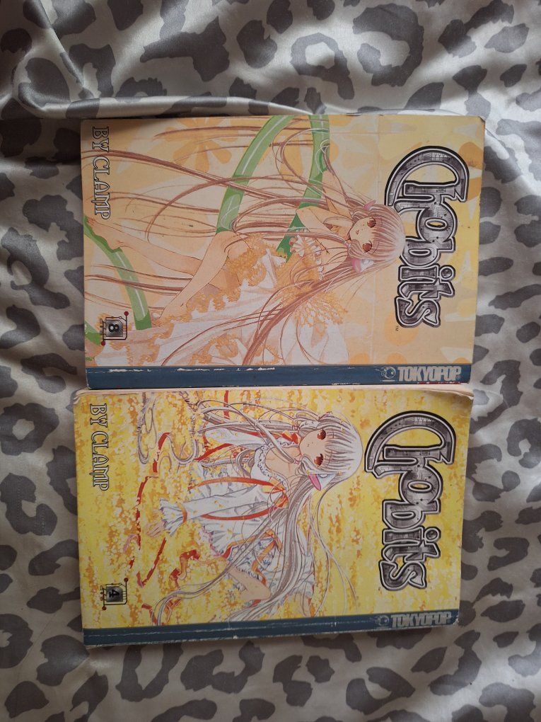 Chobits Manga Volumes 4 & 8 by CLAMP - Tokyopop Edition (Used)