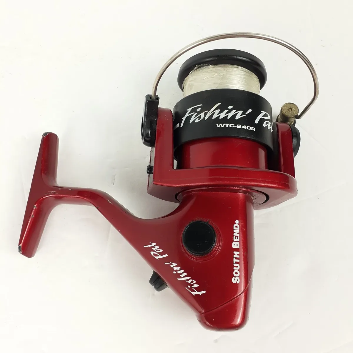 South Bend Fishin Pal Model WTC-240R Fishing Reel 4.8:1 Gear Ratio Red, 5.5' Pole