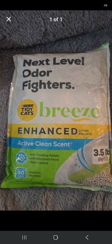 Purina Tidy Cats Breeze Enhanced Litter Pellets Refill - Active Clean Scent, 3.5 lb