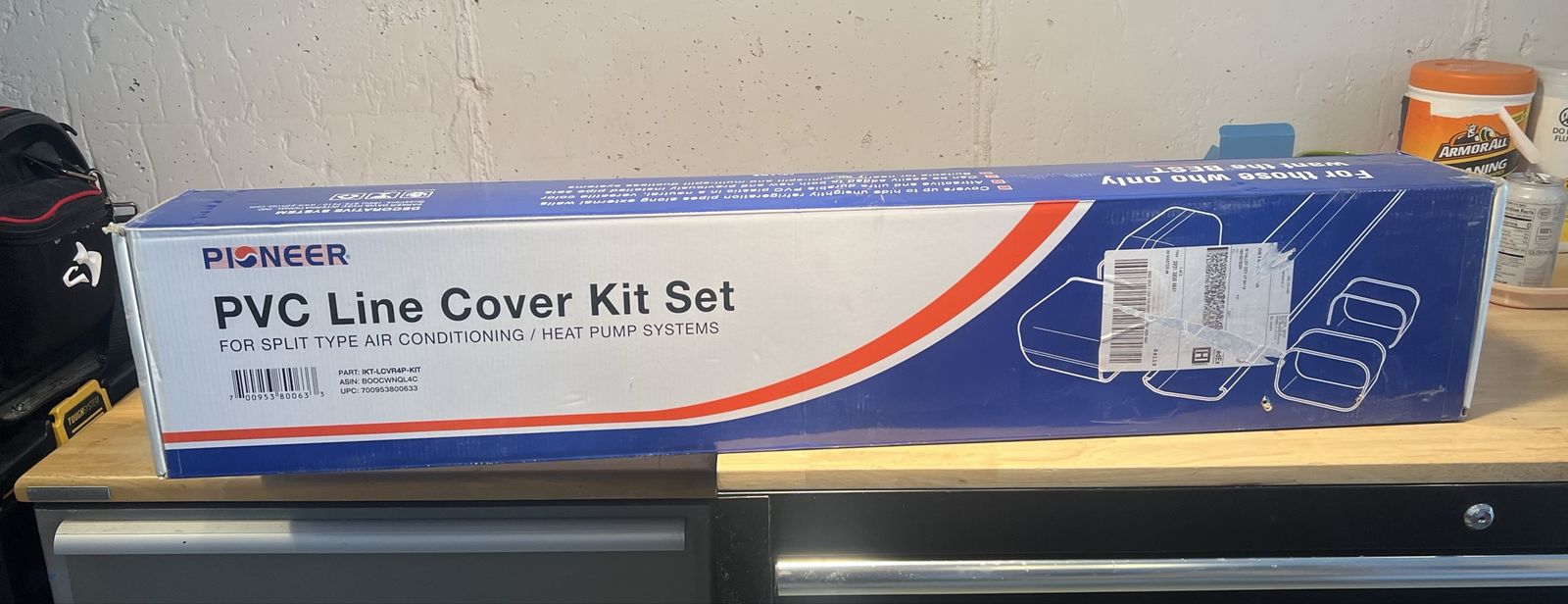 Pioneer PVC Line Cover Kit Set for Mini Split / Heat Pump
