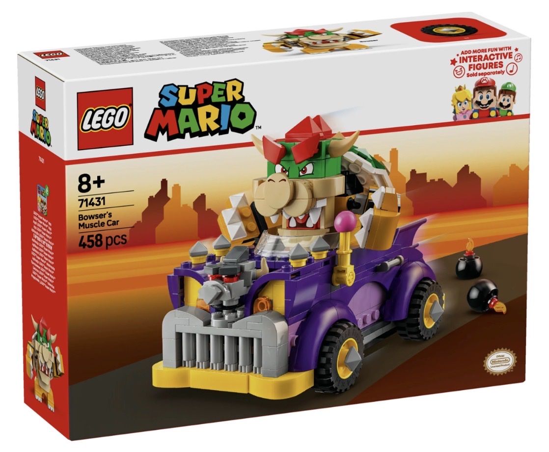 LEGO Super Mario Bowser’s Muscle Car Expansion Set 71431