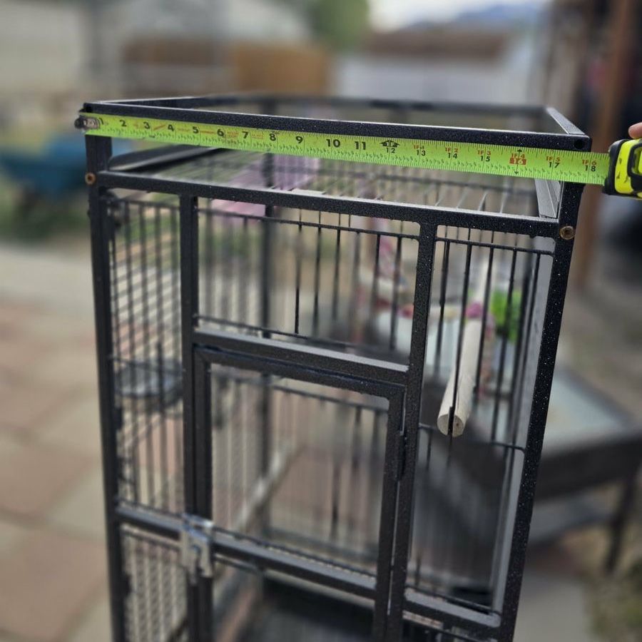 Large used bird cage