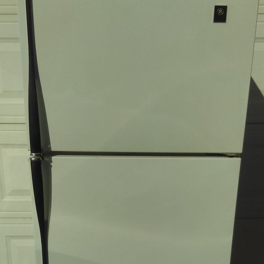 White refrigerator-freezer