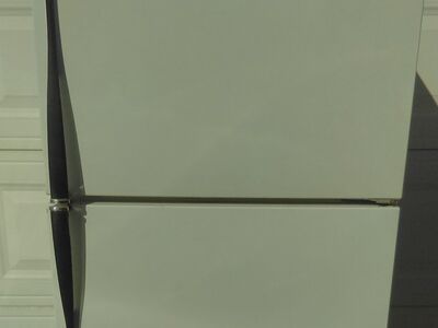 White refrigerator-freezer