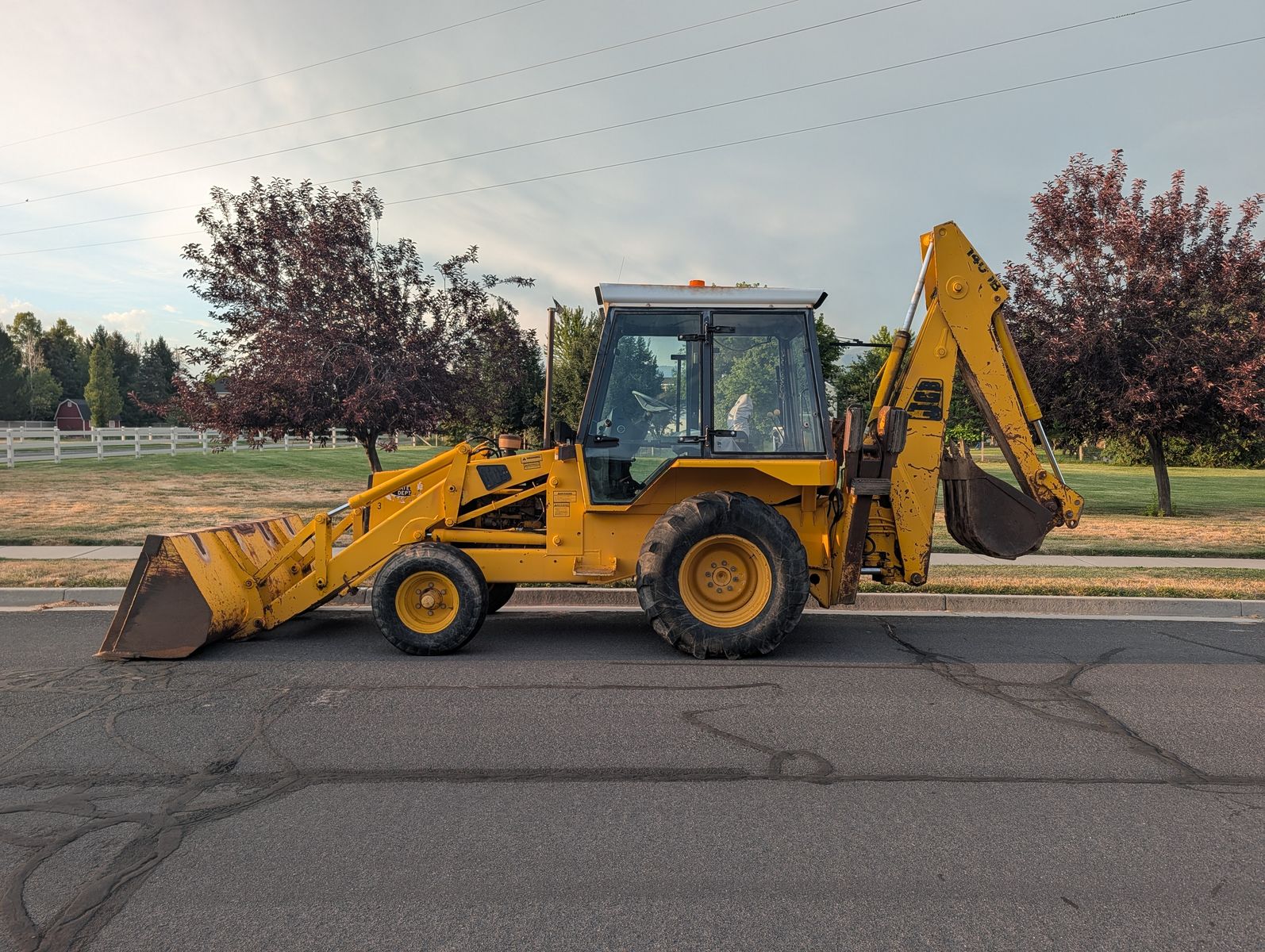 JCB 1400B Backhoe Loader -  Heavy Equipment