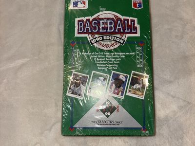 1990 Upper Deck Baseball Low Series Wax Box - 36 Packs, Factory Sealed, The Collector's Choice