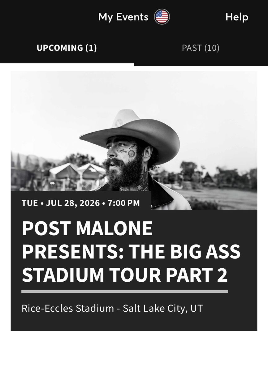 2 Post Malone Tickets