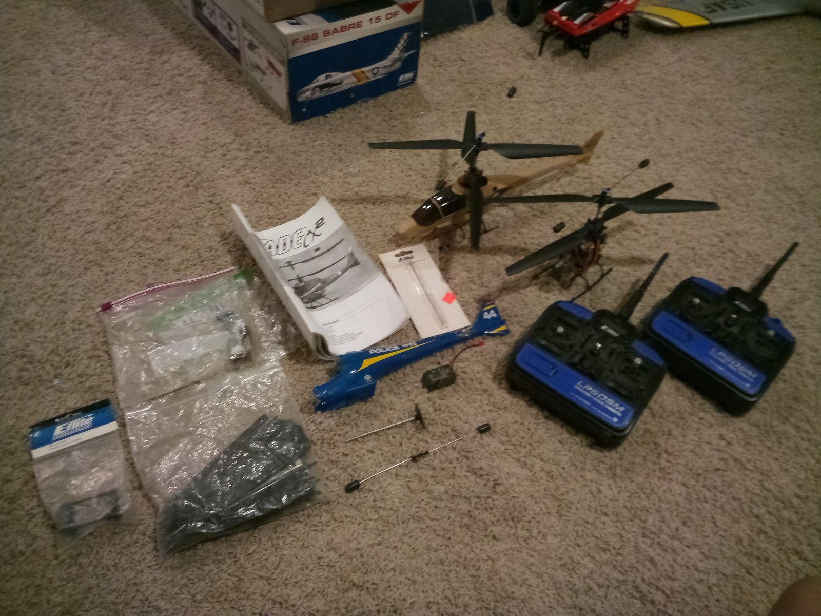 Two Blade CX2 Heli And lots of parts