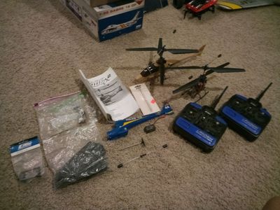 Two Blade CX2 Heli And lots of parts