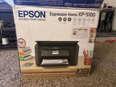 Epson XP 5100 printer NO INK INCLUDED
