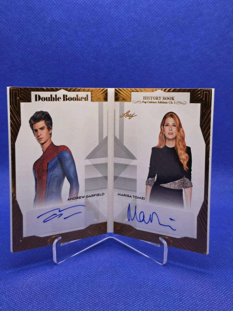 Andrew Garfield Marisa Tomei Autograph Double Book
