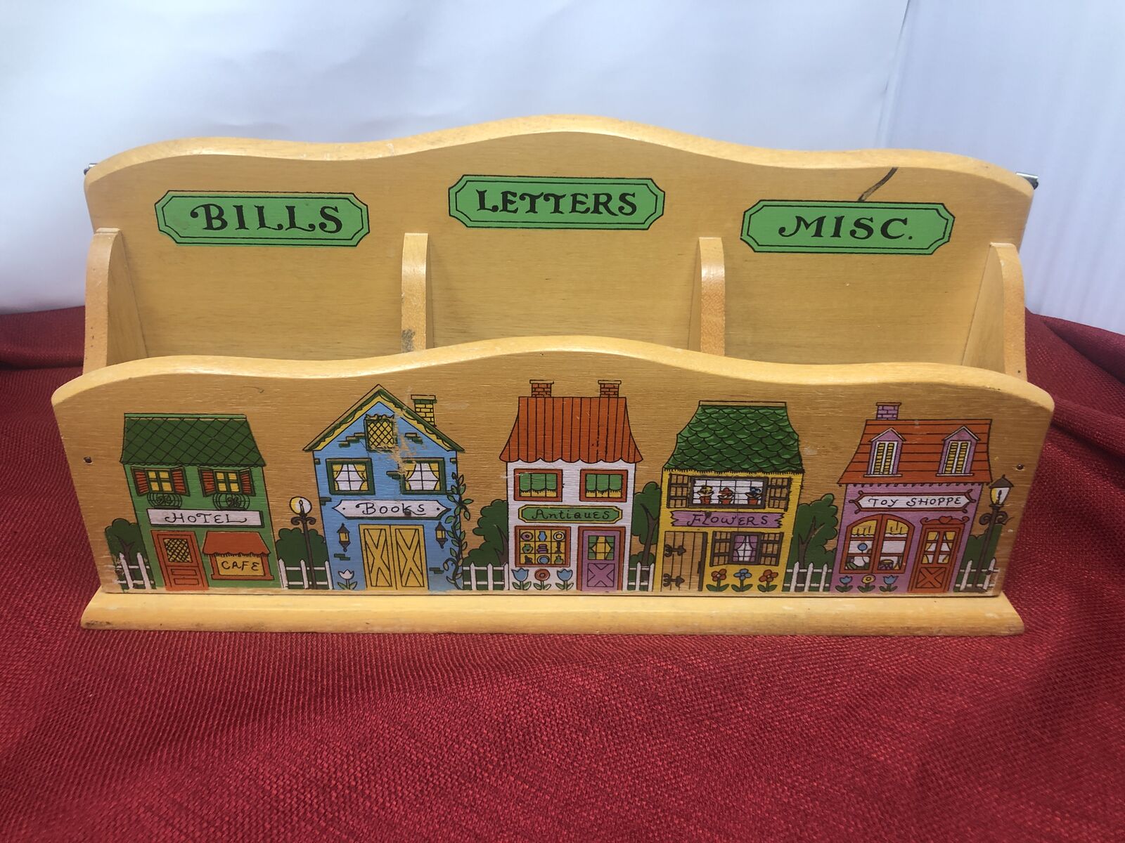 Charming Wooden Letter Sorter