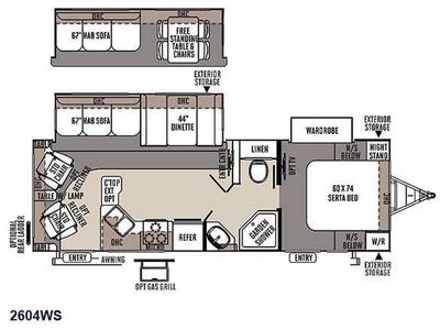 2015 Rockwood Ultra Lite 2604WS