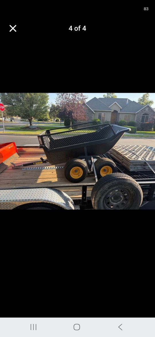 Polar 1500 heavy duty utility trailer with Tandem axles