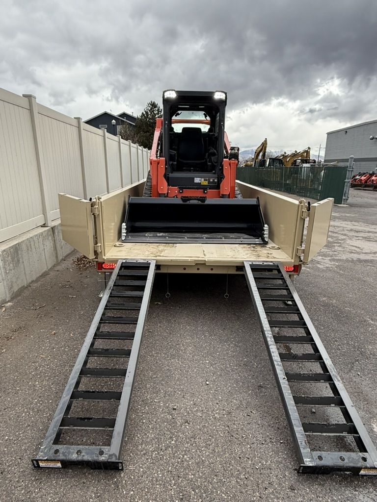 Kubota SVL75 Track Loader + Dump Trailer Combo – High Output Dirt Work & Hauling