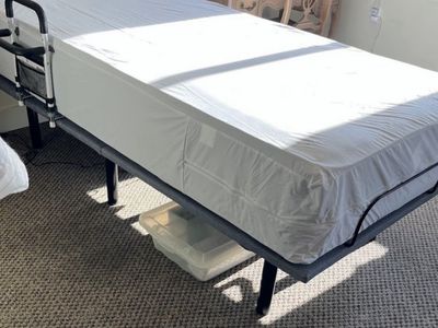 Electric bed frame