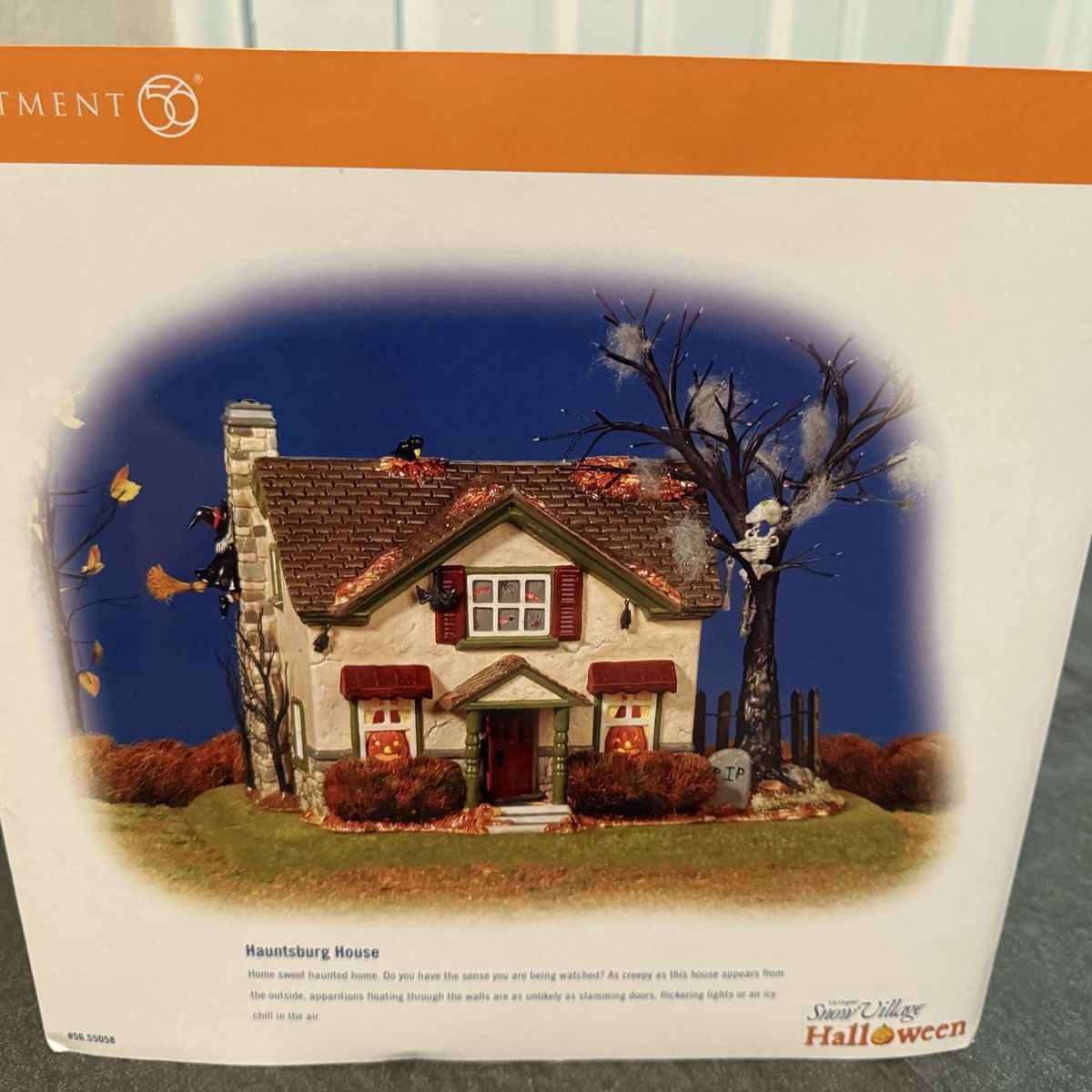 Halloween Department 56: 2 houses, 4 accents