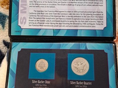 Barber Dime and Quarter