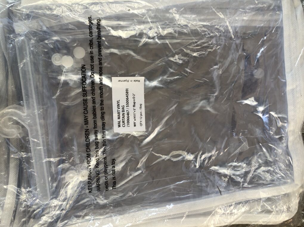 Clear Bag With Hanger Hook